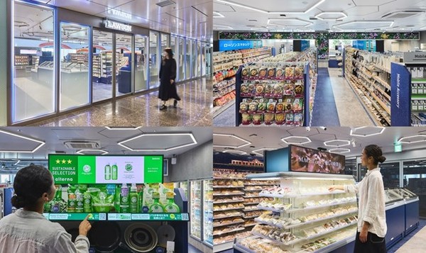  '리얼×테크 로손(Real×Tech LAWSON)' 1호점(LAWSON 타카나와 게이트시티점) /사진=KDDI