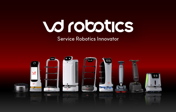 브이디로보틱스 신규 기업 아이덴티티(CI) 및 제품군/사진=브이디로보틱스