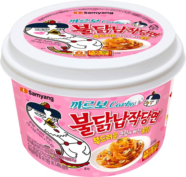 까르보불닭 납작당면/사진=삼양식품