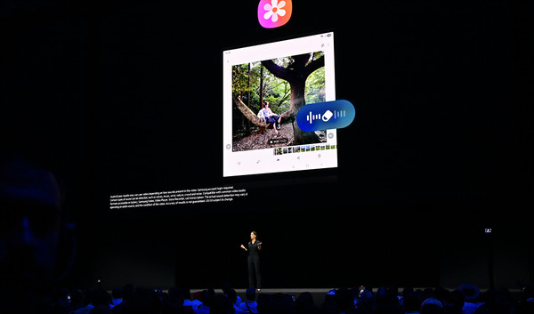 ▲ ‘오디오 지우개’로 영상 속 노이즈를 깔끔하게 제거할 수 있다/사진=삼성전자