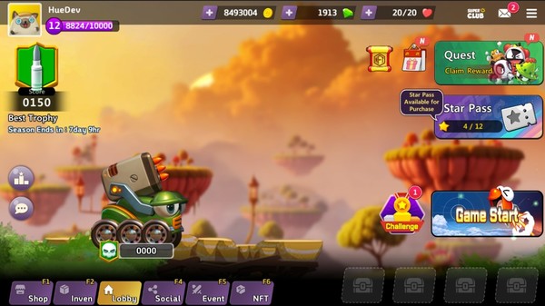 포트리스 W 로비 스크린샷/사진=크레타