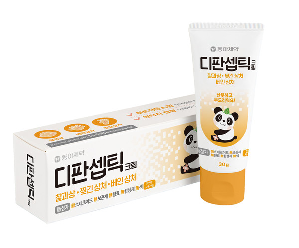 ‘상처 소독과 피부 재생을 동시에’ 어린이 상처 치료제 ‘디판셉틱 크림’ 출시/사진=동아제약
