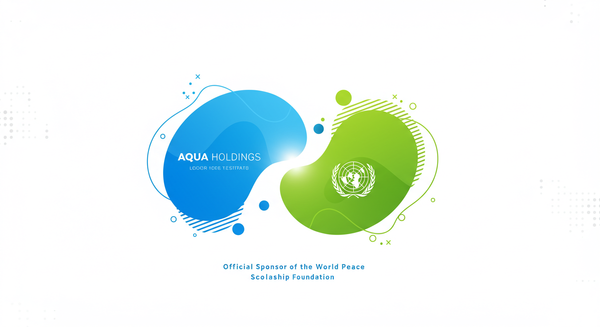 아쿠아홀딩스의 세계평화UN장학재단 이미지. /사진=아쿠아홀딩스