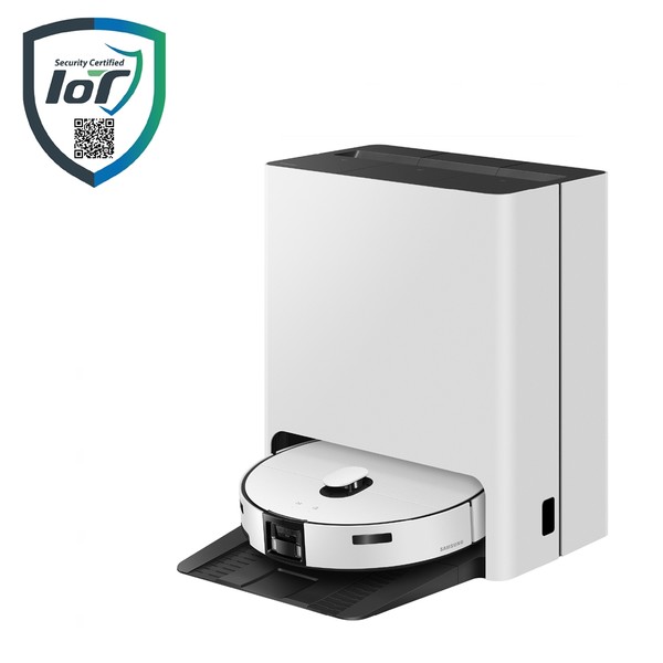 삼성전자 2025년형 로봇청소기 신제품이 과학기술정보통신부와 한국인터넷진흥원(KISA)이 주관하는 ‘사물인터넷(IoT) 보안 인증’에서 최고 등급인 ‘스탠다드(Standard)’ 등급을 획득했다./사진=삼성전자