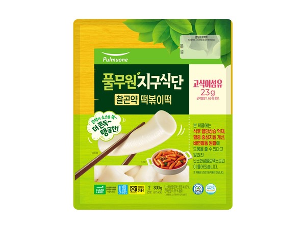 풀무원지구식단 찰곤약 떡볶이떡/사진=풀무원