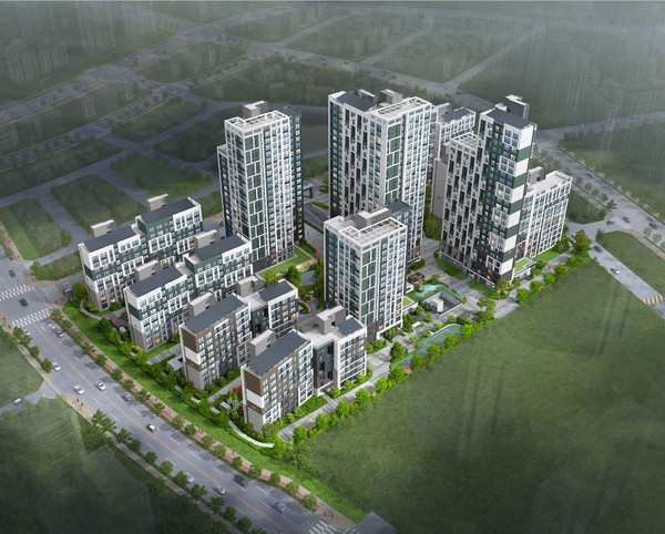 시흥하중지구 A-4블록 단지조감도. 사진=한국토지주택공사