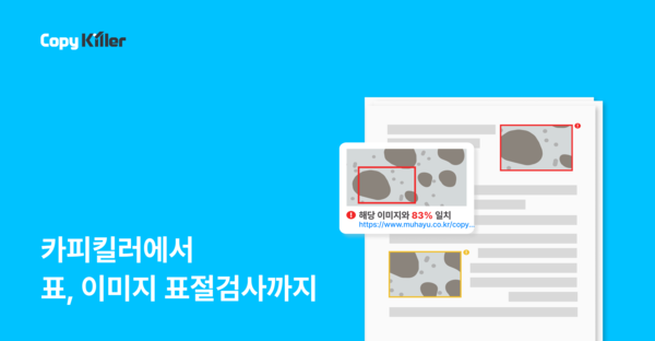 카피킬러 표이미지 표절검사/사진=무하유