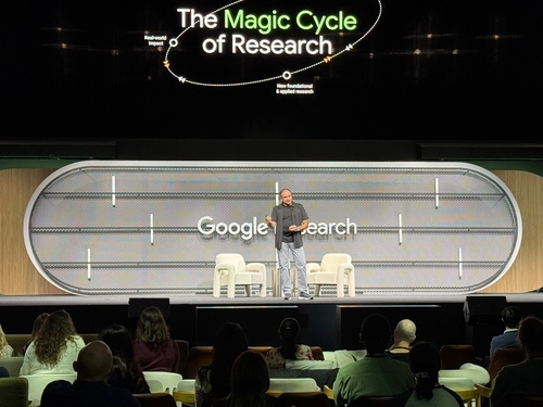 요시 마티아스 부사장 키노트/사진=마운틴뷰_미 캘리포니아주=연합뉴스