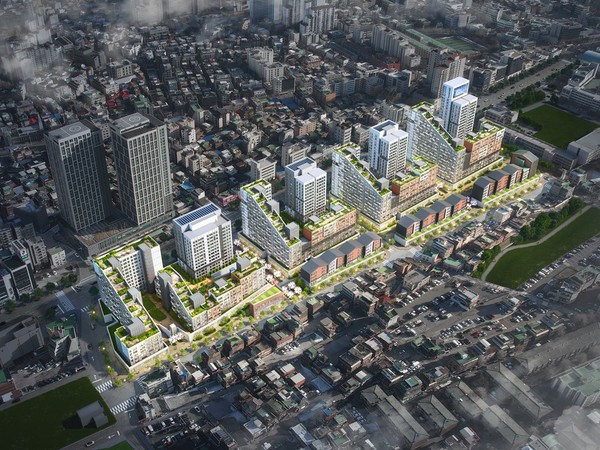 모아타운 공공관리 선도사업지 '풍납동 모아타운' 조감도. /사진=서울주택도시개발공사