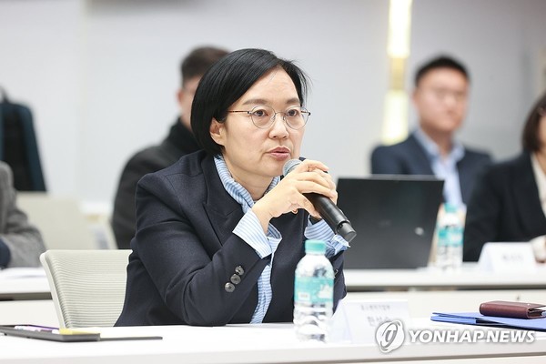 한성숙 장관, 벤처투자 현장소통 간담회/ 사진=연합뉴스