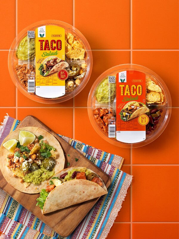 SPC삼립, 피그인더가든 ‘타코샐러드’ 2종 출시했다/사진=SPC삼립
