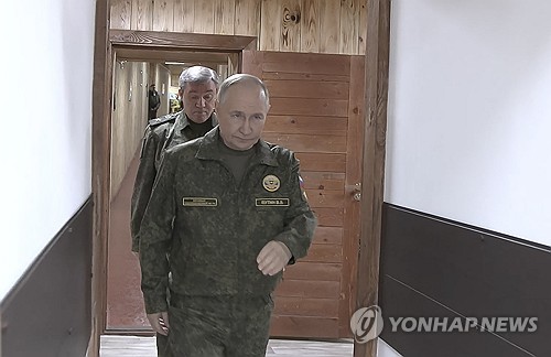 러시아군 지휘소 방문한 블라디미르 푸틴 러시아 대통령/사진=EPA/러시아 대통령실 연합뉴스